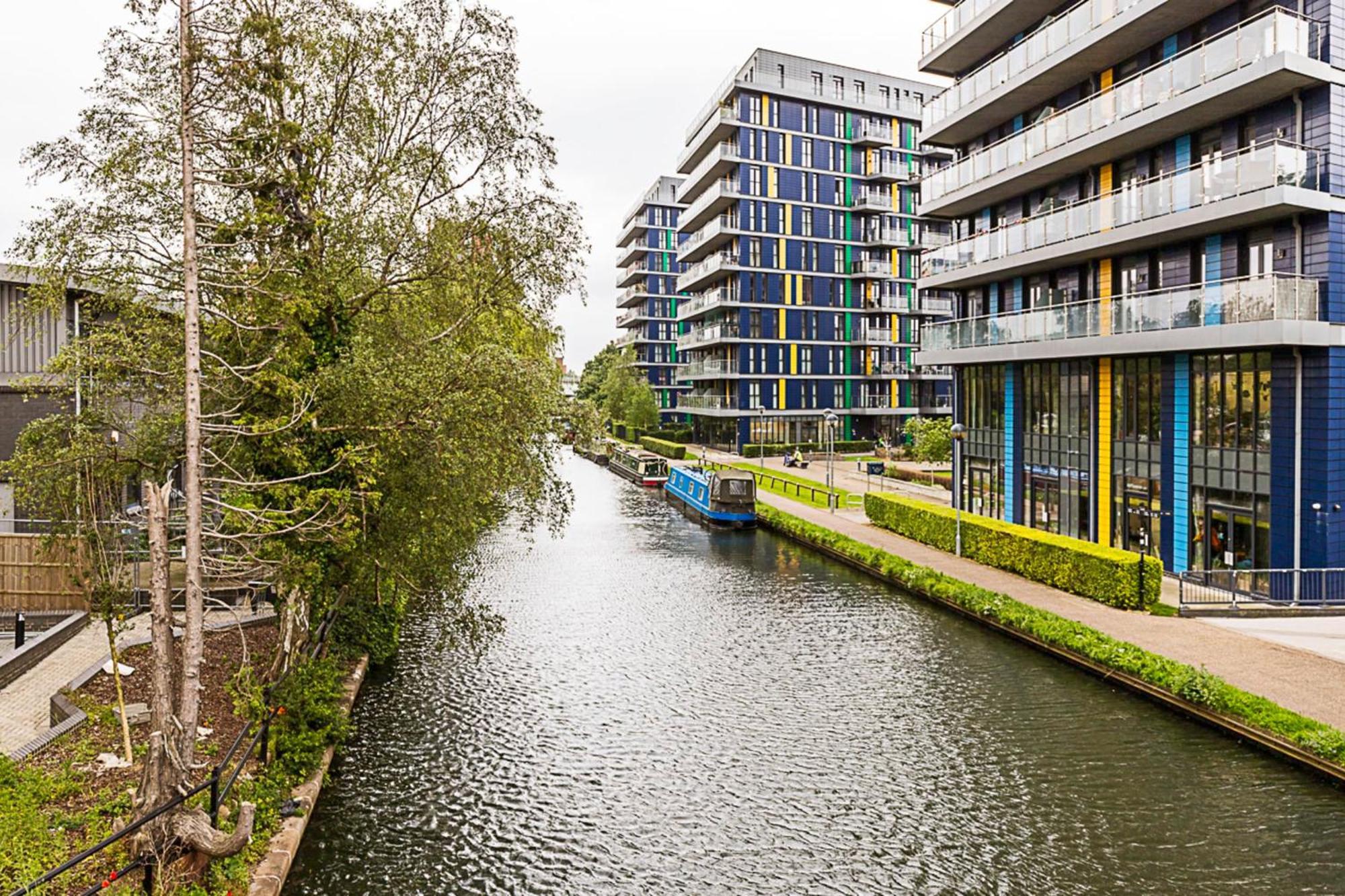 Vibrant London Canal Apartment Buitenkant foto